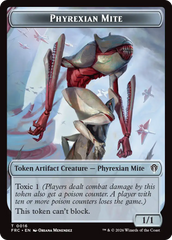 Citizen // Phyrexian Mite Double-Sided Token [Reality Fracture Commander Tokens] | Empire Gaming NC