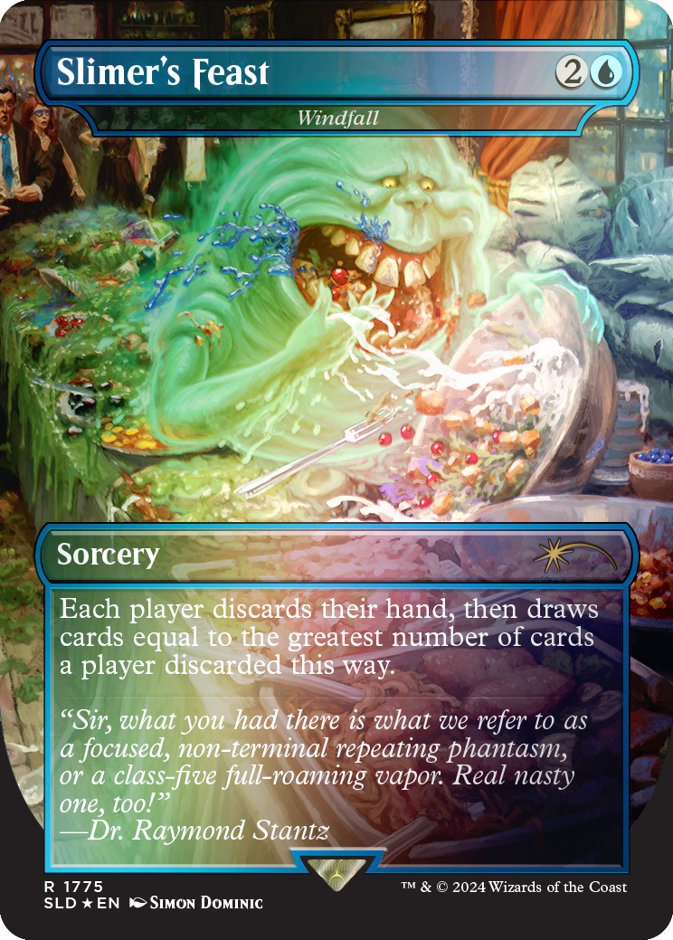 Slimer's Feast - Windfall (Rainbow Foil) [Secret Lair Drop Series] | Empire Gaming NC