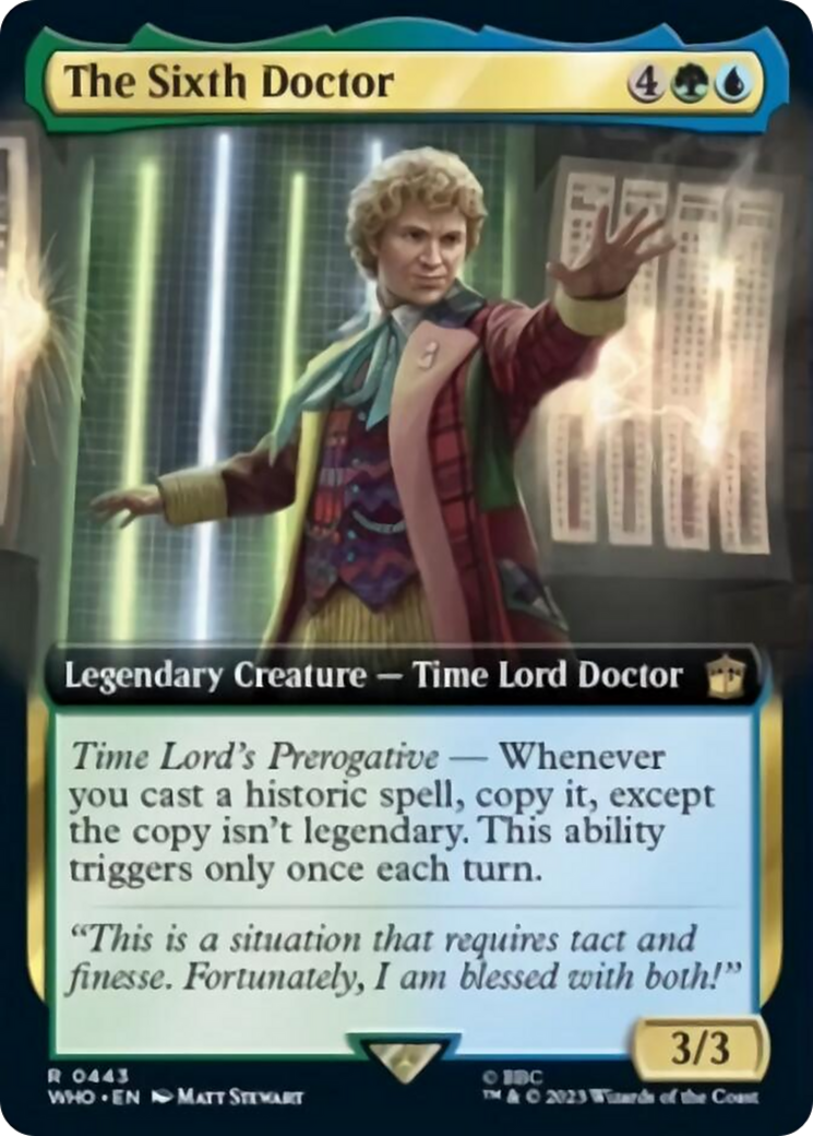 The Sixth Doctor (Extended Art) [Doctor Who] | Empire Gaming NC