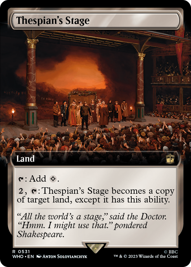Thespian's Stage (Extended Art) [Doctor Who] | Empire Gaming NC