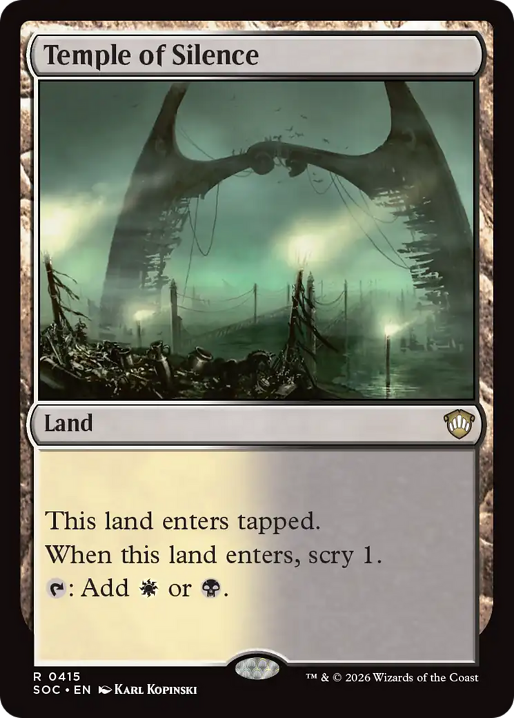 Temple of Silence [Secrets of Strixhaven Commander] | Empire Gaming NC