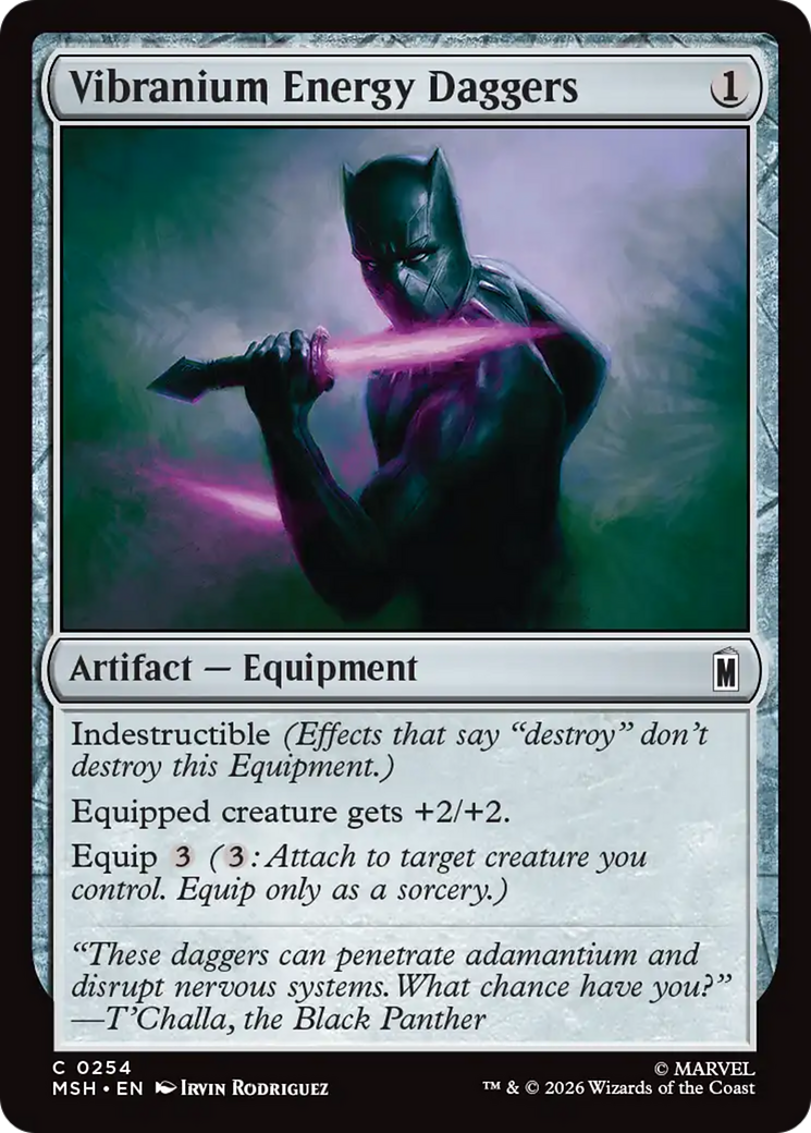 Vibranium Energy Daggers [Marvel Super Heroes] | Empire Gaming NC