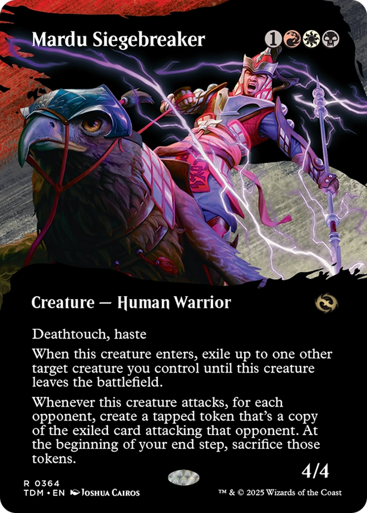 Mardu Siegebreaker (Borderless) [Tarkir: Dragonstorm] | Empire Gaming NC