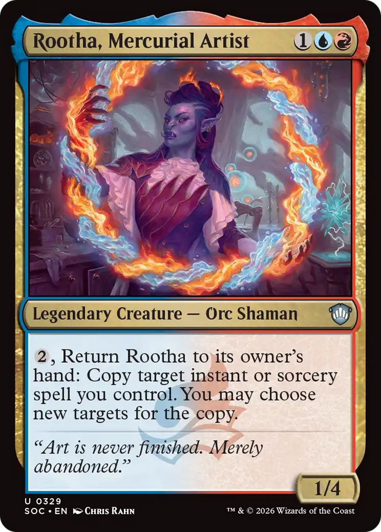 Rootha, Mercurial Artist [Secrets of Strixhaven Commander] | Empire Gaming NC