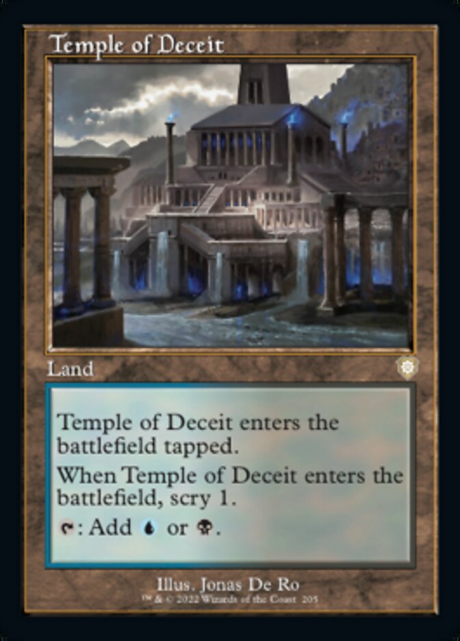 Temple of Deceit (Retro) [The Brothers' War Commander] | Empire Gaming NC