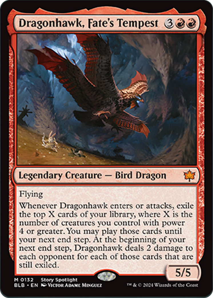 Dragonhawk, Fate's Tempest [Bloomburrow] | Empire Gaming NC