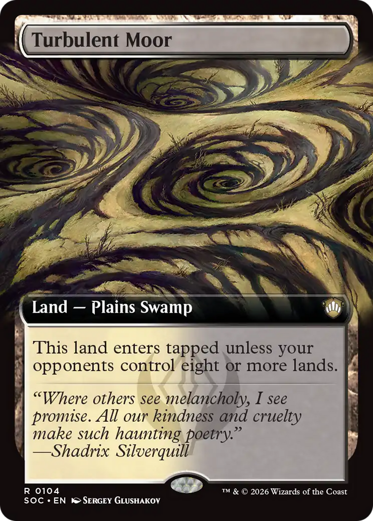 Turbulent Moor (Extended Art) [Secrets of Strixhaven Commander] | Empire Gaming NC
