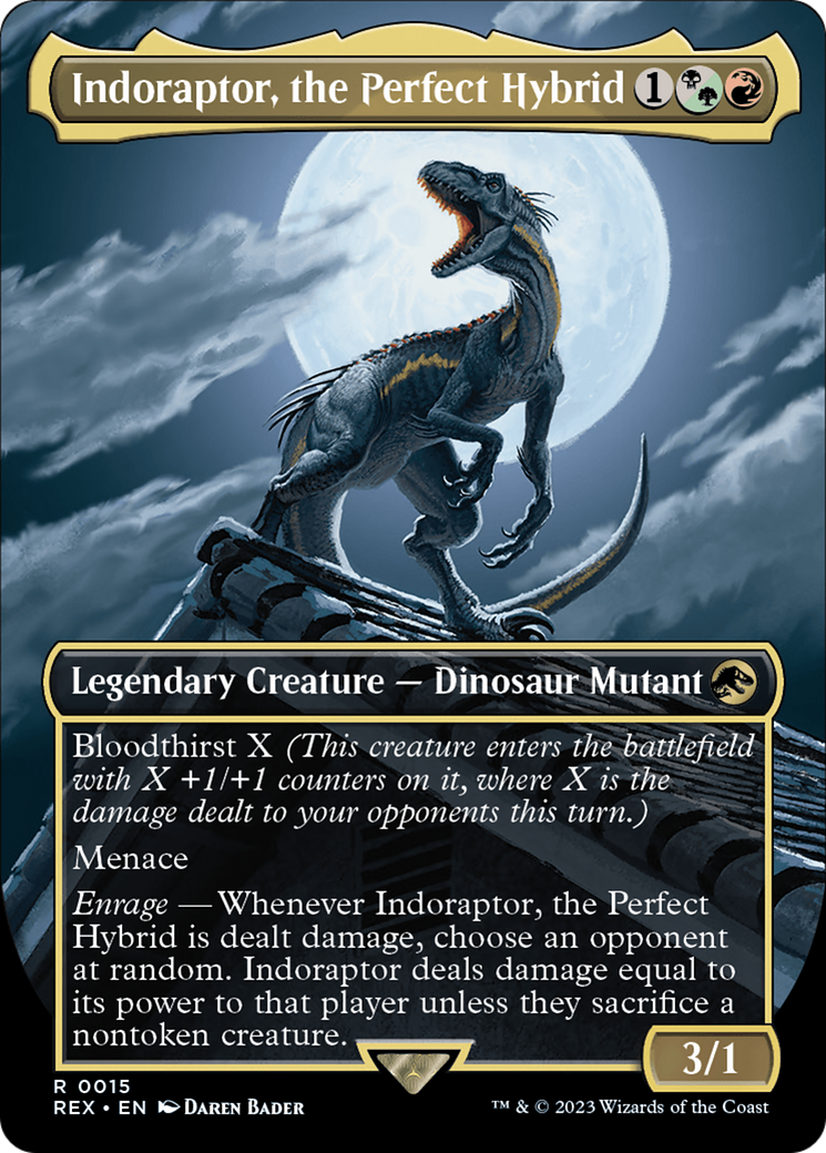 Indoraptor, the Perfect Hybrid (Borderless) [Jurassic World Collection] | Empire Gaming NC