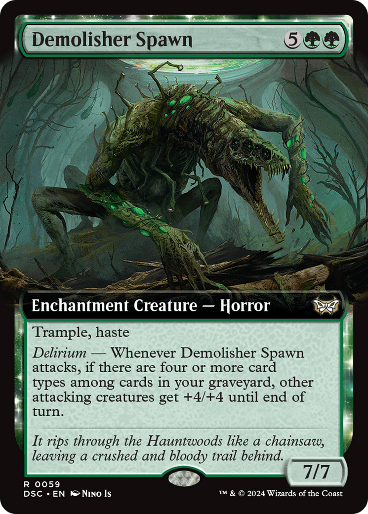 Demolisher Spawn (Extended Art) [Duskmourn: House of Horror Commander] | Empire Gaming NC