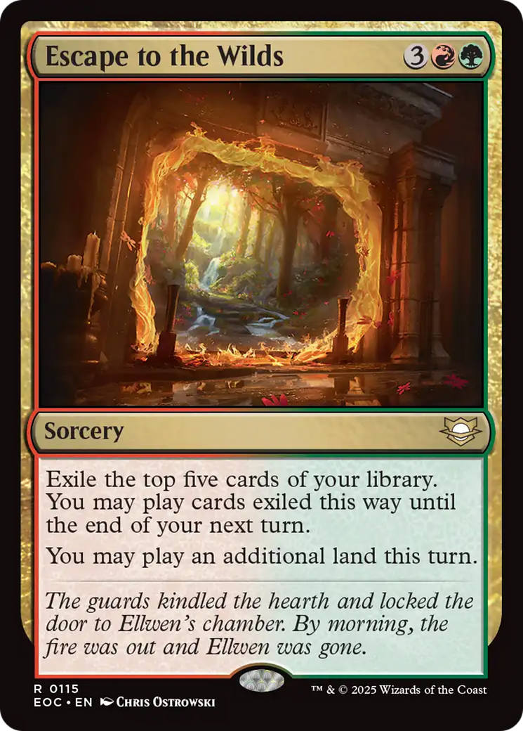Escape to the Wilds [Edge of Eternities Commander] | Empire Gaming NC