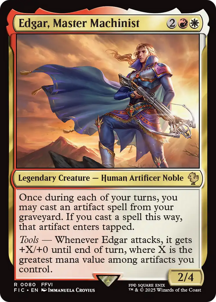 Edgar, Master Machinist [FINAL FANTASY Commander] | Empire Gaming NC
