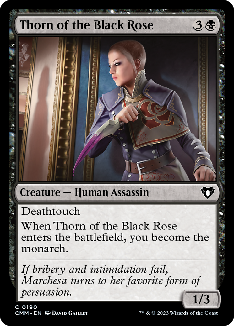 Thorn of the Black Rose [Commander Masters] | Empire Gaming NC