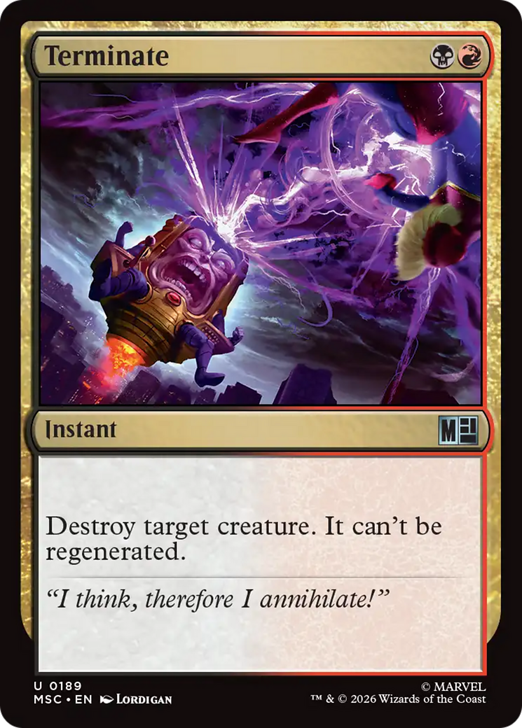 Terminate [Marvel Super Heroes Commander] | Empire Gaming NC