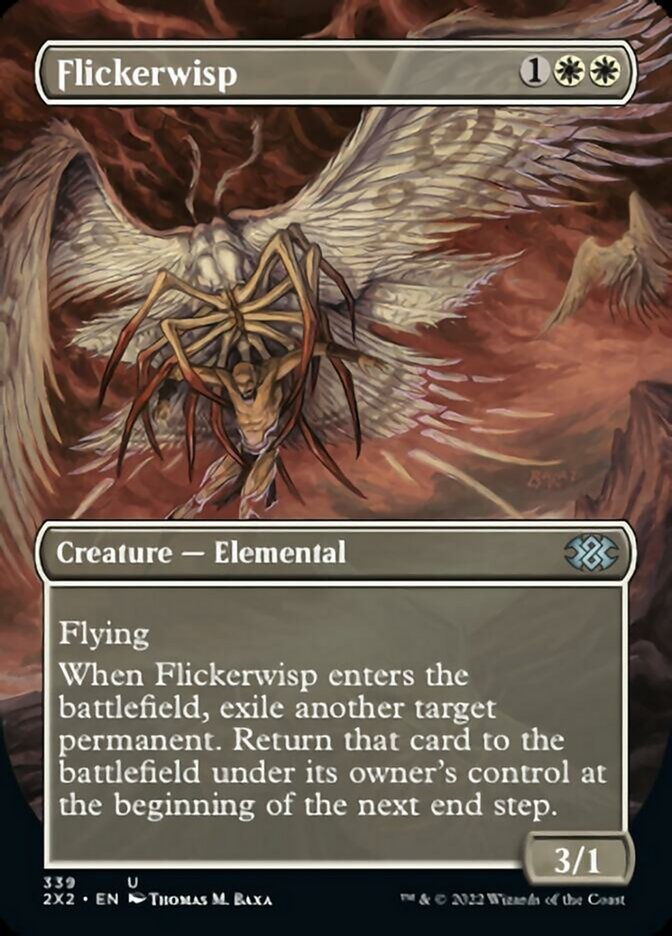 Flickerwisp (Borderless Alternate Art) [Double Masters 2022] | Empire Gaming NC