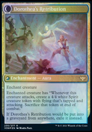 Dorothea, Vengeful Victim // Dorothea's Retribution [Innistrad: Crimson Vow Prerelease Promos] | Empire Gaming NC