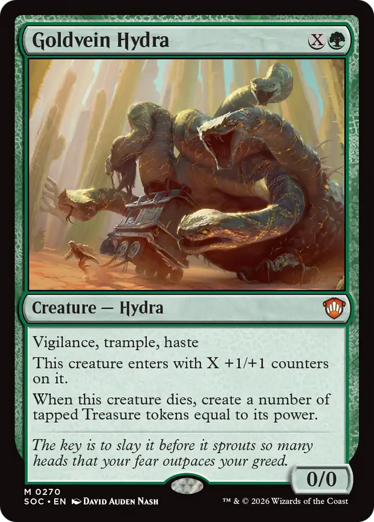 Goldvein Hydra [Secrets of Strixhaven Commander] | Empire Gaming NC