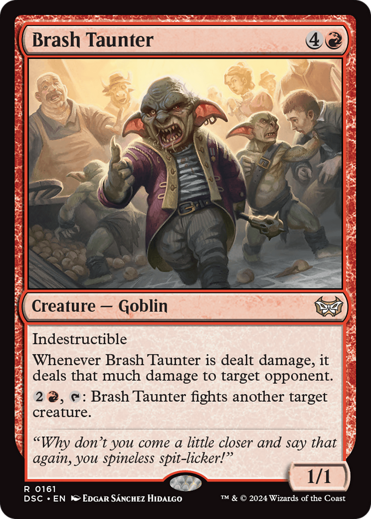 Brash Taunter [Duskmourn: House of Horror Commander] | Empire Gaming NC