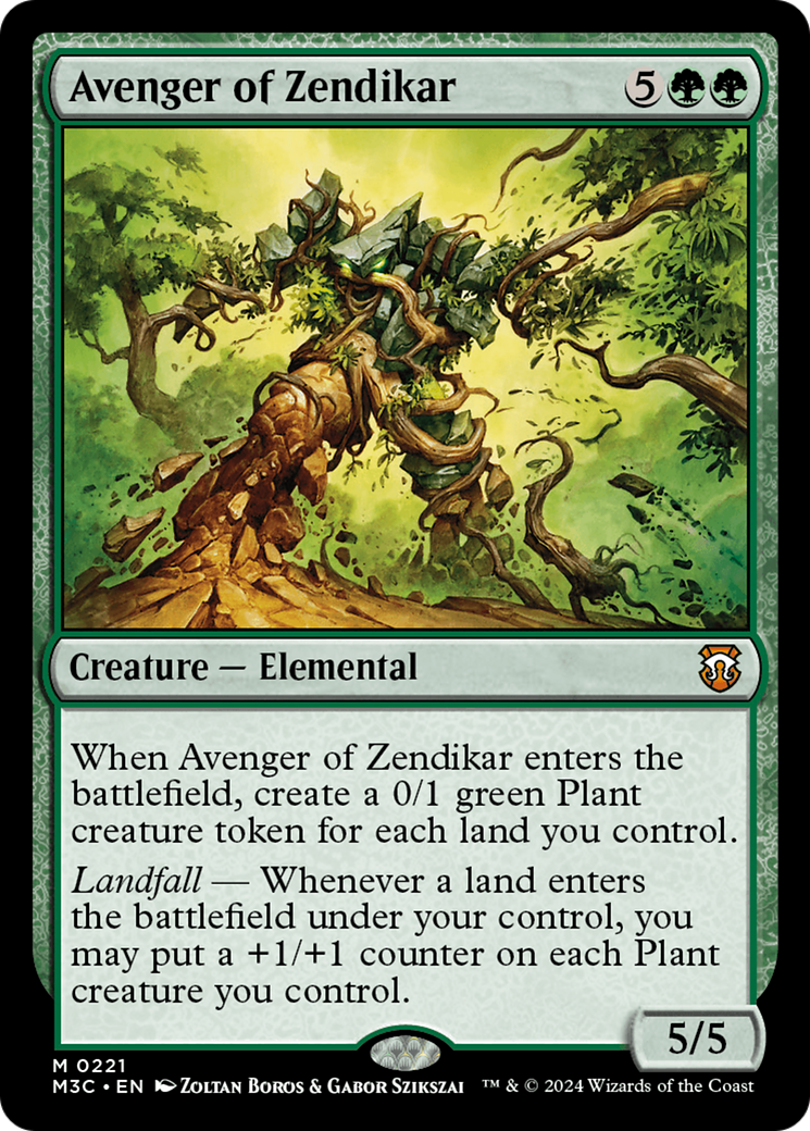 Avenger of Zendikar (Ripple Foil) [Modern Horizons 3 Commander] | Empire Gaming NC