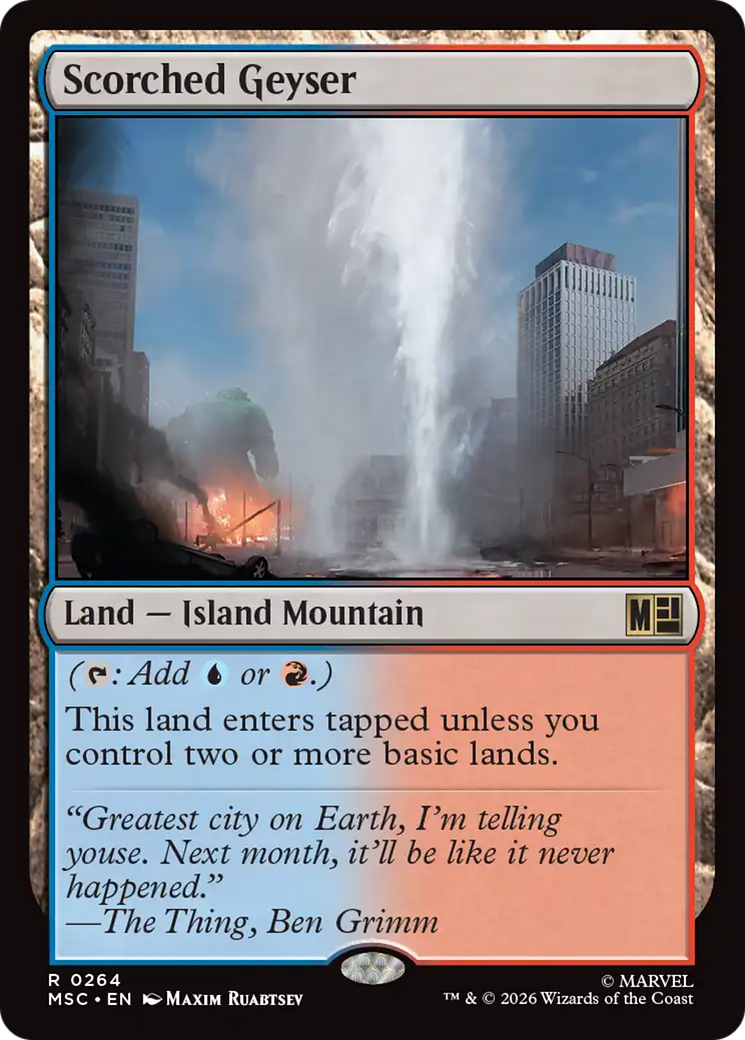 Scorched Geyser [Marvel Super Heroes Commander] | Empire Gaming NC