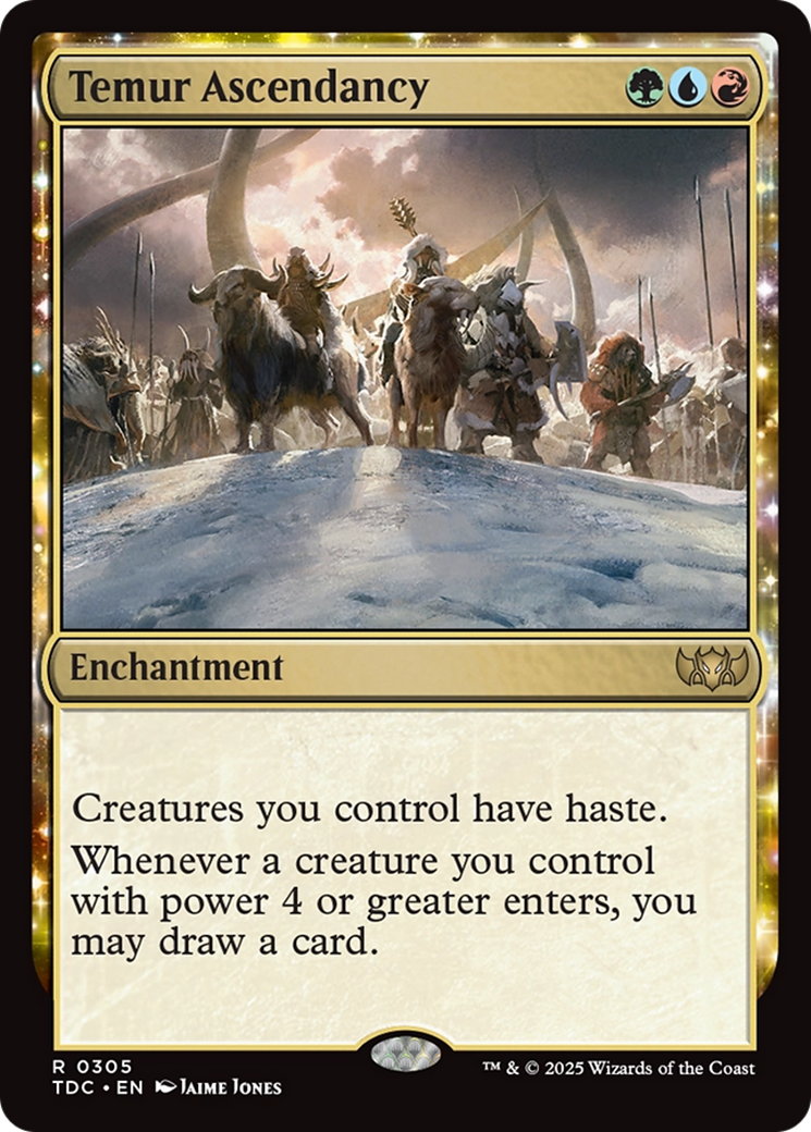 Temur Ascendancy [Tarkir: Dragonstorm Commander] | Empire Gaming NC