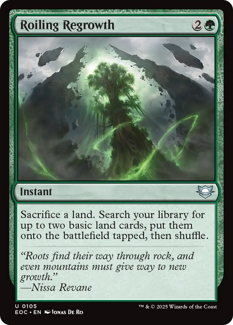 Roiling Regrowth [Edge of Eternities Commander] | Empire Gaming NC