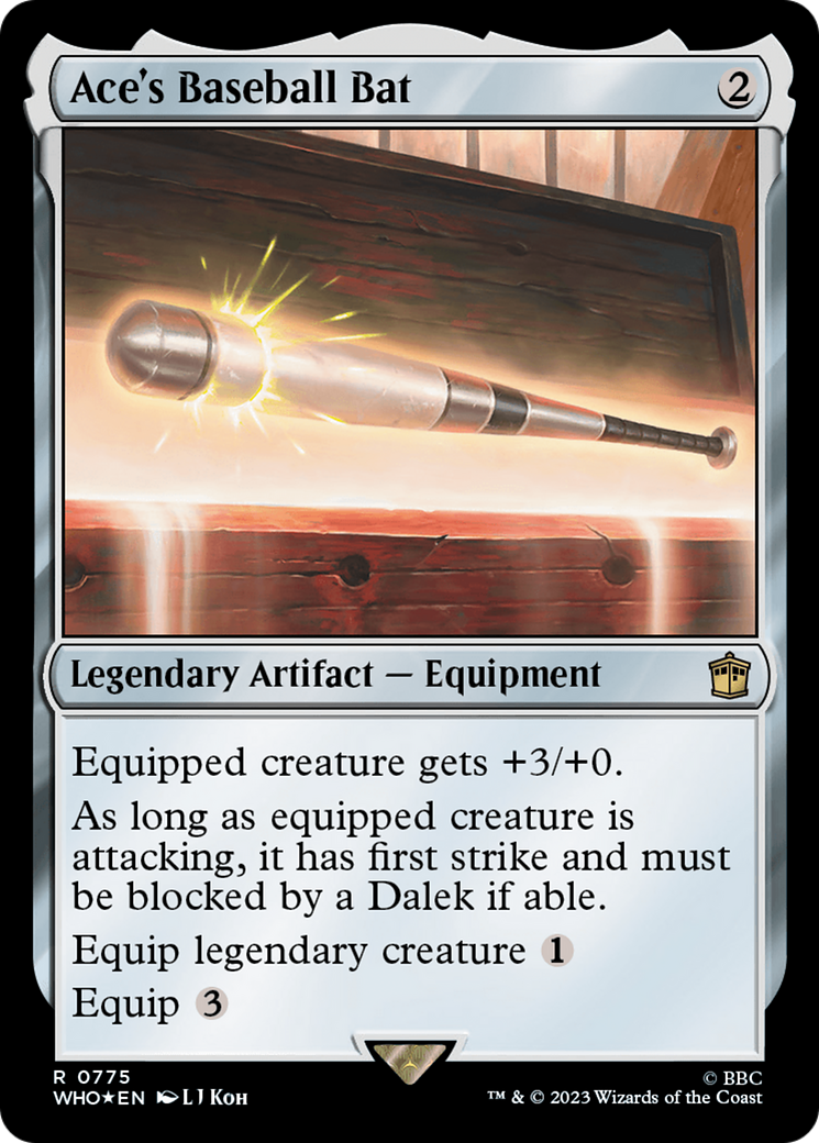 Ace's Baseball Bat (Surge Foil) [Doctor Who] | Empire Gaming NC