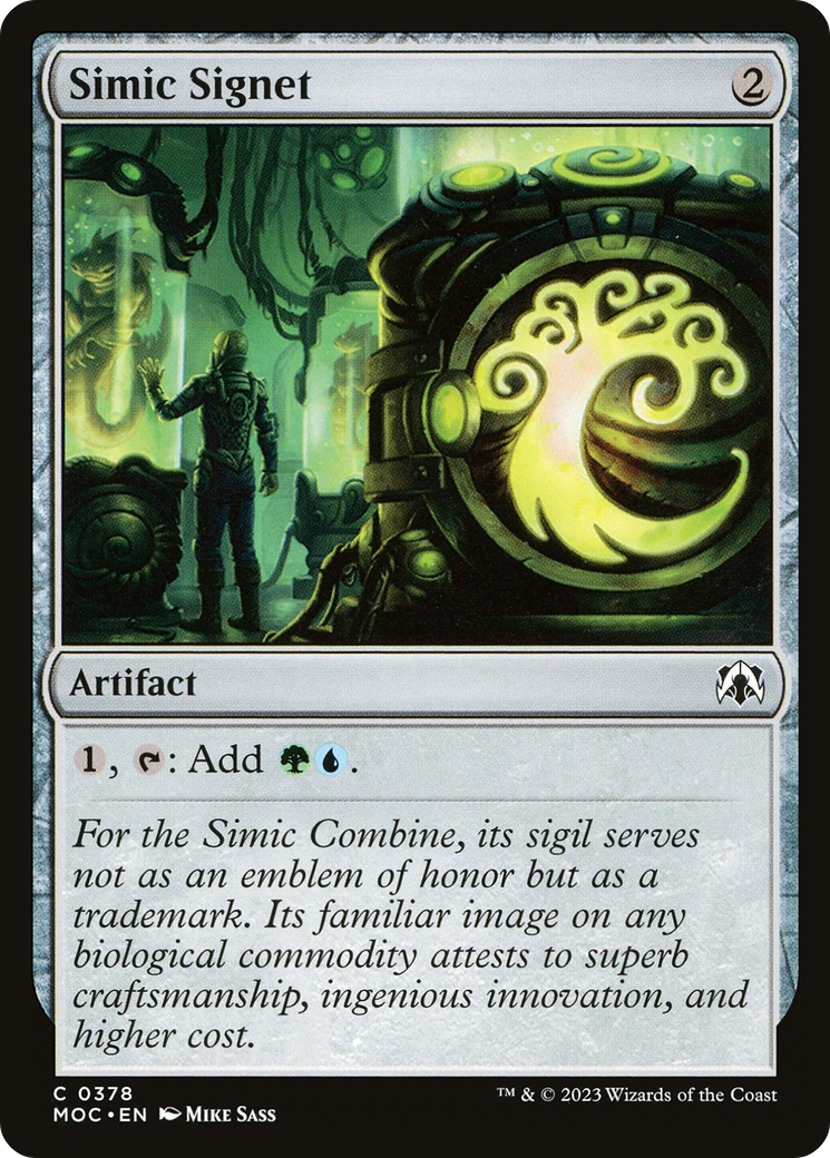 Simic Signet [March of the Machine Commander] | Empire Gaming NC