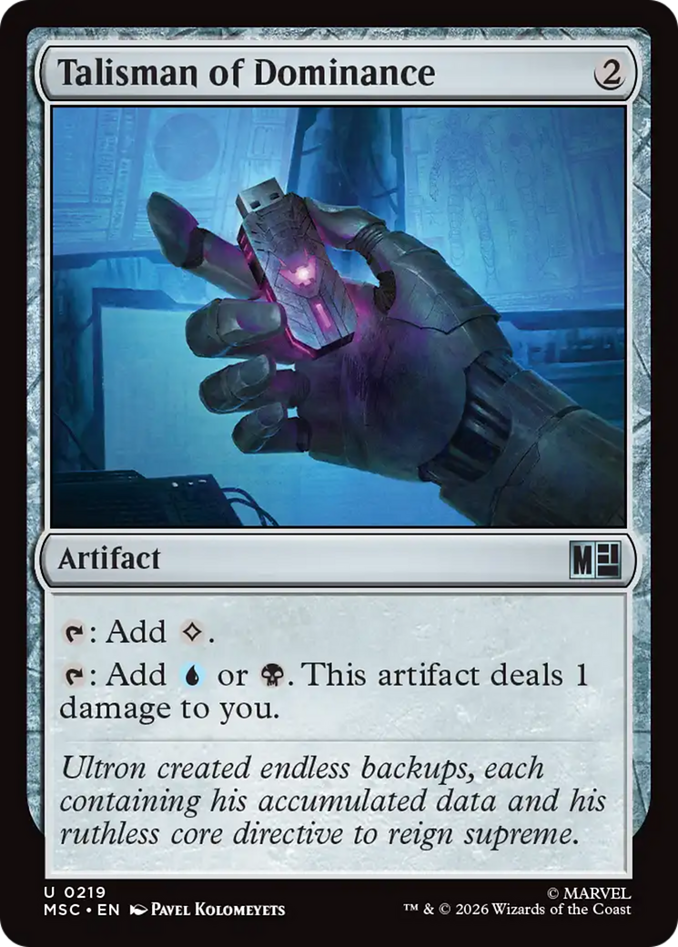 Talisman of Dominance (Surge Foil) [Marvel Super Heroes Commander] | Empire Gaming NC