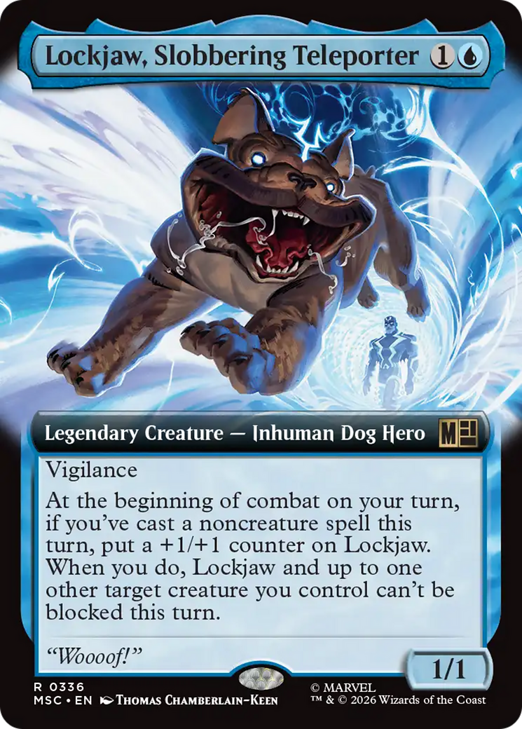 Lockjaw, Slobbering Teleporter (Extended Art) [Marvel Super Heroes Commander] | Empire Gaming NC