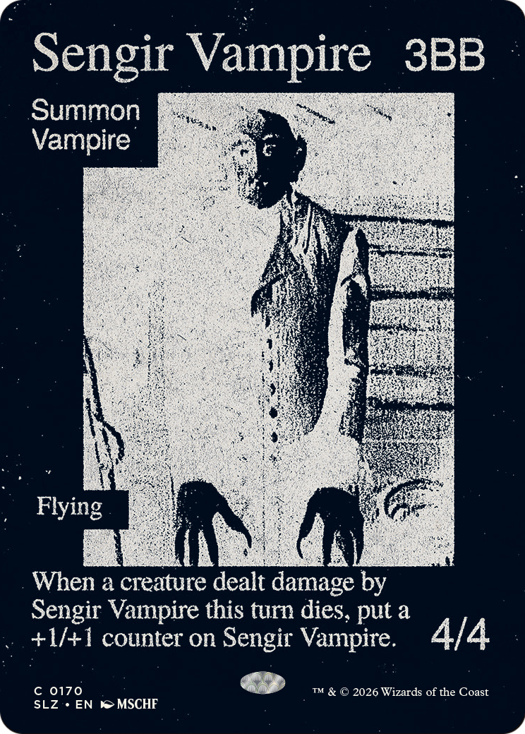 Sengir Vampire (0170) [Secret Lair x MSCHF: The Zeta Set] | Empire Gaming NC