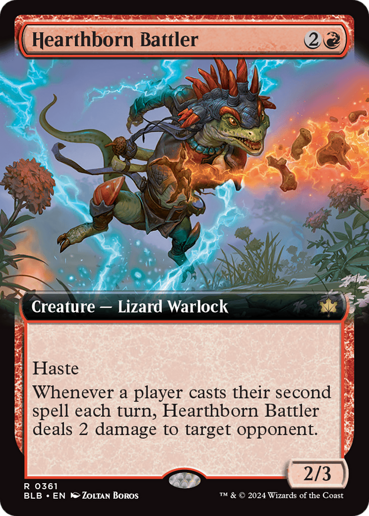 Hearthborn Battler (Extended Art) [Bloomburrow] | Empire Gaming NC