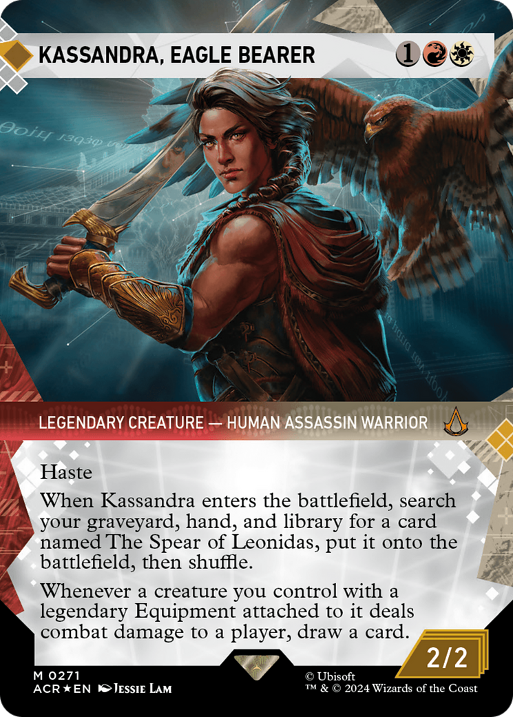 Kassandra, Eagle Bearer (Showcase) (Textured Foil) [Assassin's Creed] | Empire Gaming NC