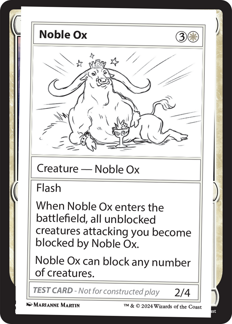 Noble Ox [Mystery Booster 2 Playtest Cards] | Empire Gaming NC