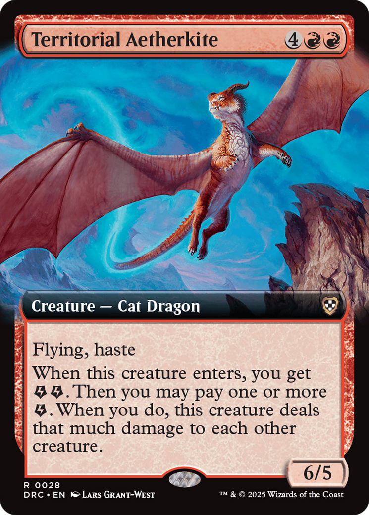 Territorial Aetherkite (Extended Art) [Aetherdrift Commander] | Empire Gaming NC