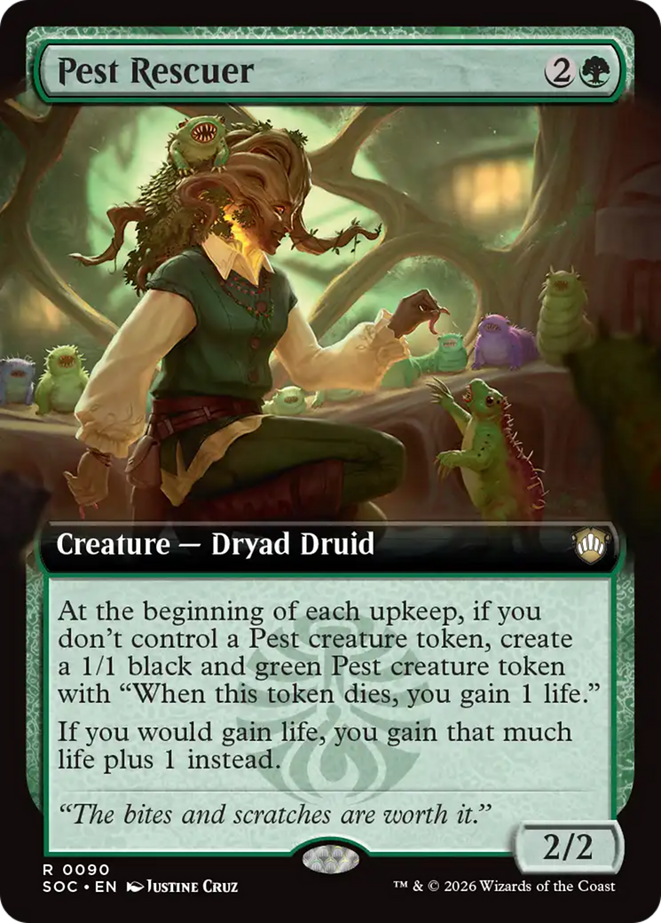 Pest Rescuer (Extended Art) [Secrets of Strixhaven Commander] | Empire Gaming NC