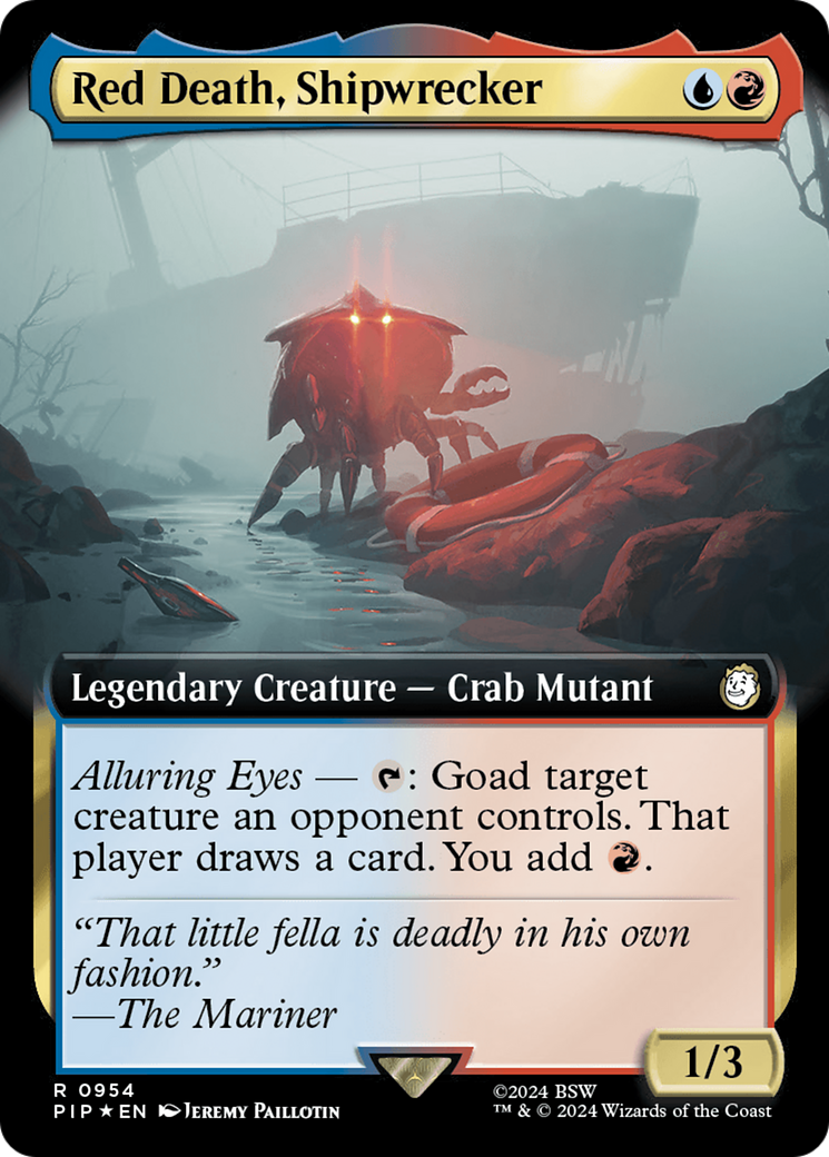 Red Death, Shipwrecker (Extended Art) (Surge Foil) [Fallout] | Empire Gaming NC