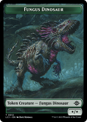 Fungus Dinosaur // Dinosaur (0001) Double-Sided Token [The Lost Caverns of Ixalan Tokens] | Empire Gaming NC