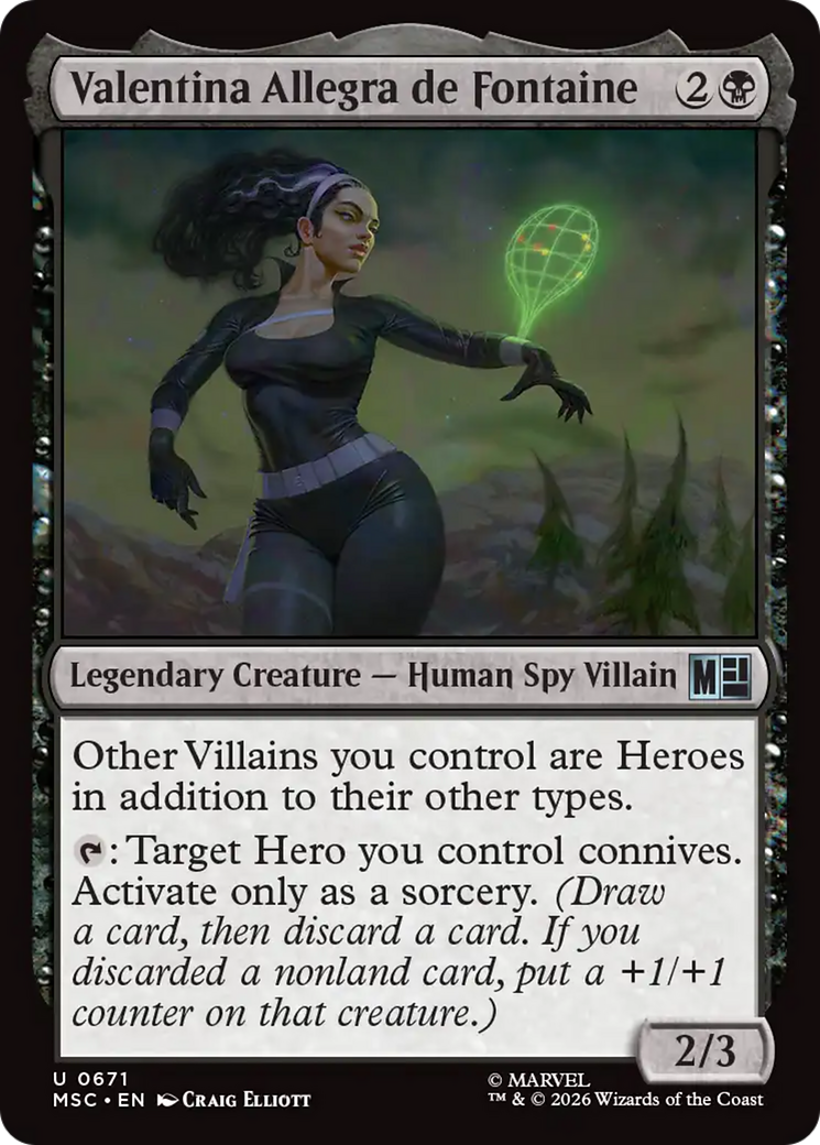 Valentina Allegra de Fontaine [Marvel Super Heroes Commander] | Empire Gaming NC