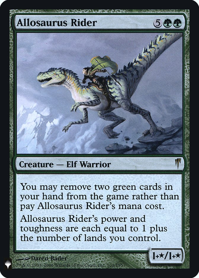 Allosaurus Rider [Mystery Booster] | Empire Gaming NC