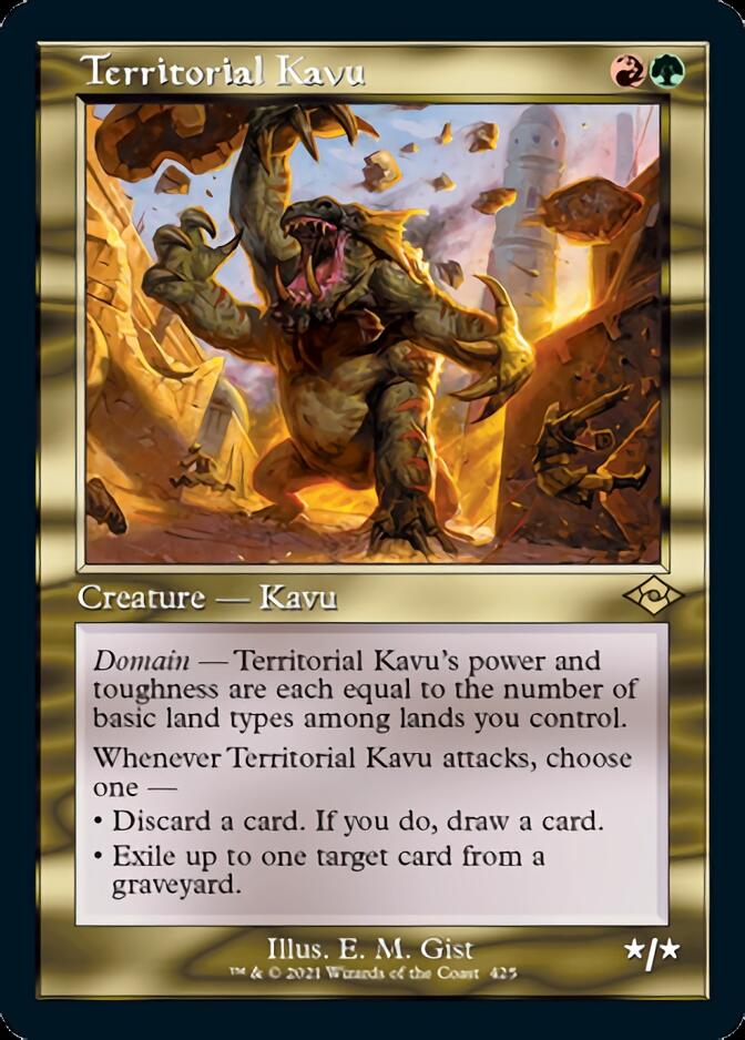 Territorial Kavu (Retro Foil Etched) [Modern Horizons 2] | Empire Gaming NC