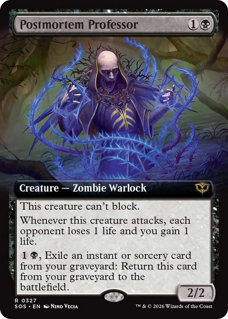 Postmortem Professor (Extended Art) [Secrets of Strixhaven] | Empire Gaming NC