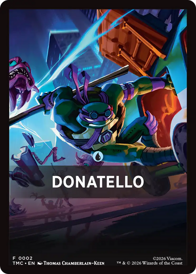 Donatello Theme Card [Teenage Mutant Ninja Turtles Commander Tokens] | Empire Gaming NC