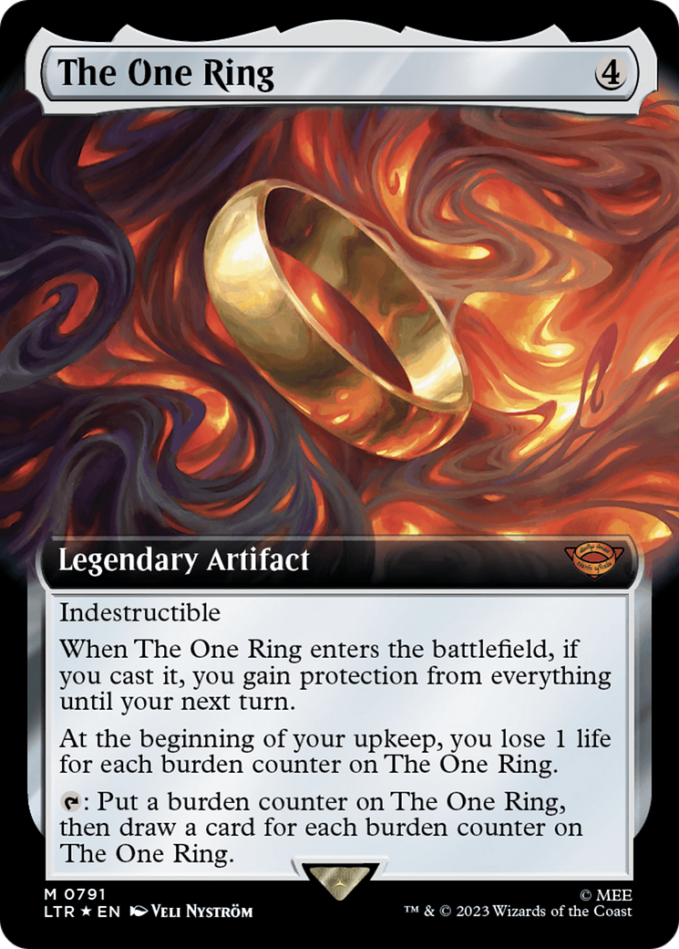 The One Ring (Extended Art) (Surge Foil) [The Lord of the Rings: Tales of Middle-Earth] | Empire Gaming NC