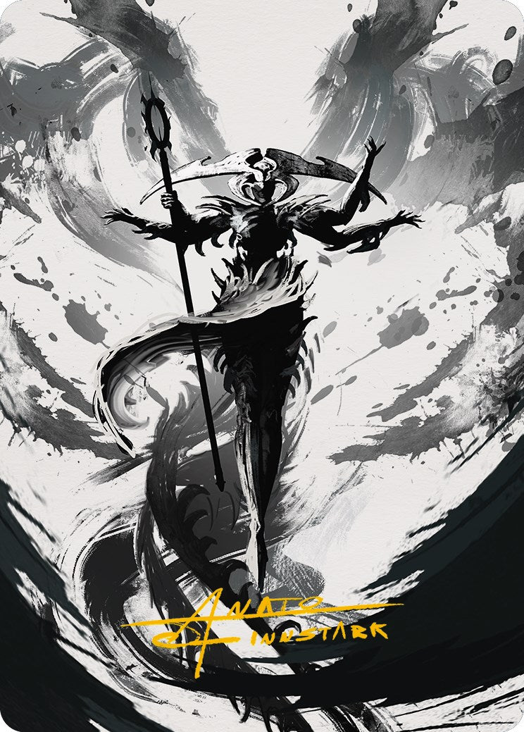 Atraxa, Grand Unifier 2 Art Card (Gold-Stamped Signature) [Phyrexia: All Will Be One Art Series] | Empire Gaming NC