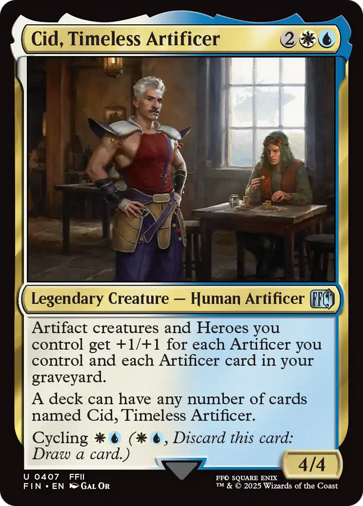 Cid, Timeless Artificer (0407) [FINAL FANTASY] | Empire Gaming NC