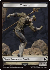 Moogle // Zombie Double-Sided Token [FINAL FANTASY Commander Tokens] | Empire Gaming NC