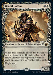 Brutal Cathar // Moonrage Brute (Showcase Equinox) [Innistrad: Midnight Hunt] | Empire Gaming NC