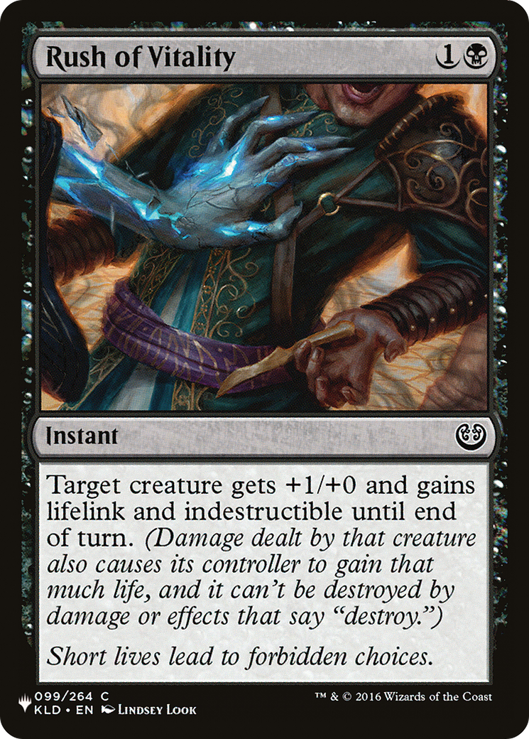 Rush of Vitality [The List] | Empire Gaming NC