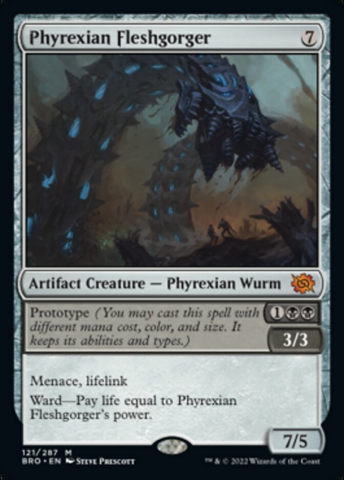 Phyrexian Fleshgorger (Promo Pack) [The Brothers' War Promos] | Empire Gaming NC