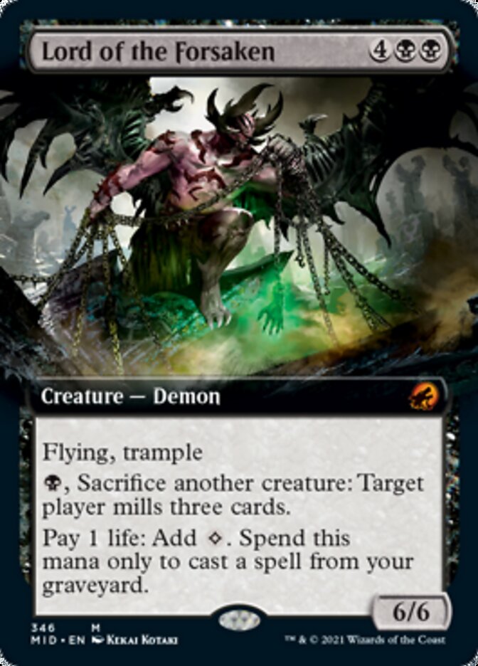 Lord of the Forsaken (Extended Art) [Innistrad: Midnight Hunt] | Empire Gaming NC